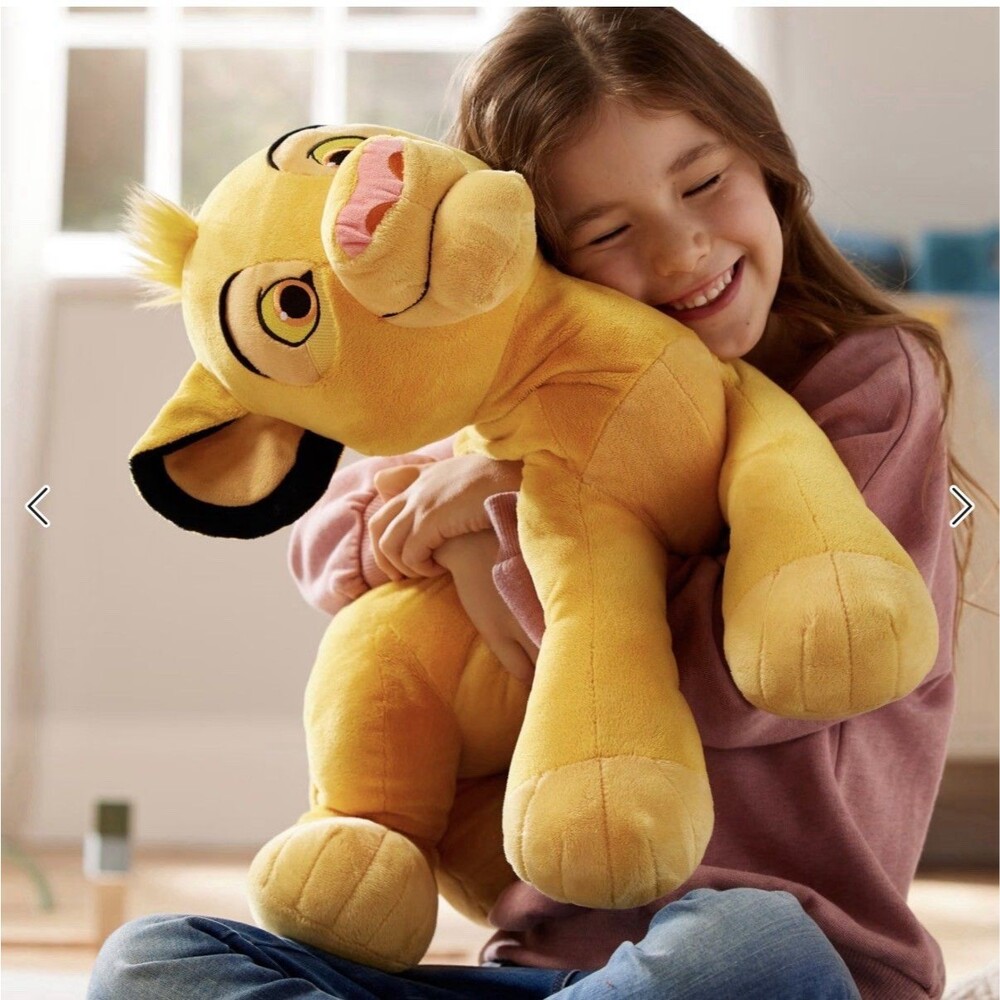 Disney Store The Lion King Simba Large 20 x 26 Inch Plush Stuffed Animal